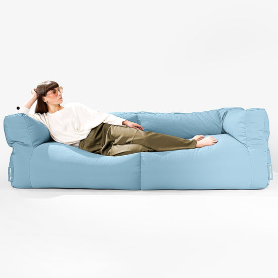 SoleiStorm™ Ultra 2000 h+ 3-zitsbank Zitzak voor Buiten - Olefin Baby Blauw 04
