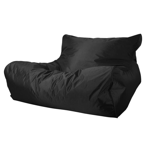 Enorme Zitzak voor Zwembad Buiten - SmartCanvas™ Zwart Fabric Close-up Image