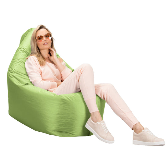 Big Bertha Original, Zitzak XXL, Poef, Appelgroen