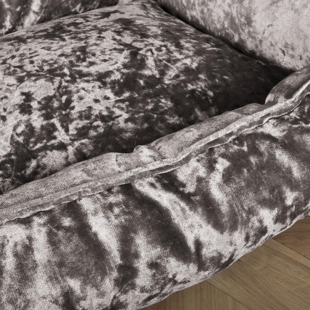 "De Nest Van Mighty-Bark", Orthopedisch Hondenmand, Hondenbed, Klein, Groot, Glitter Zilver