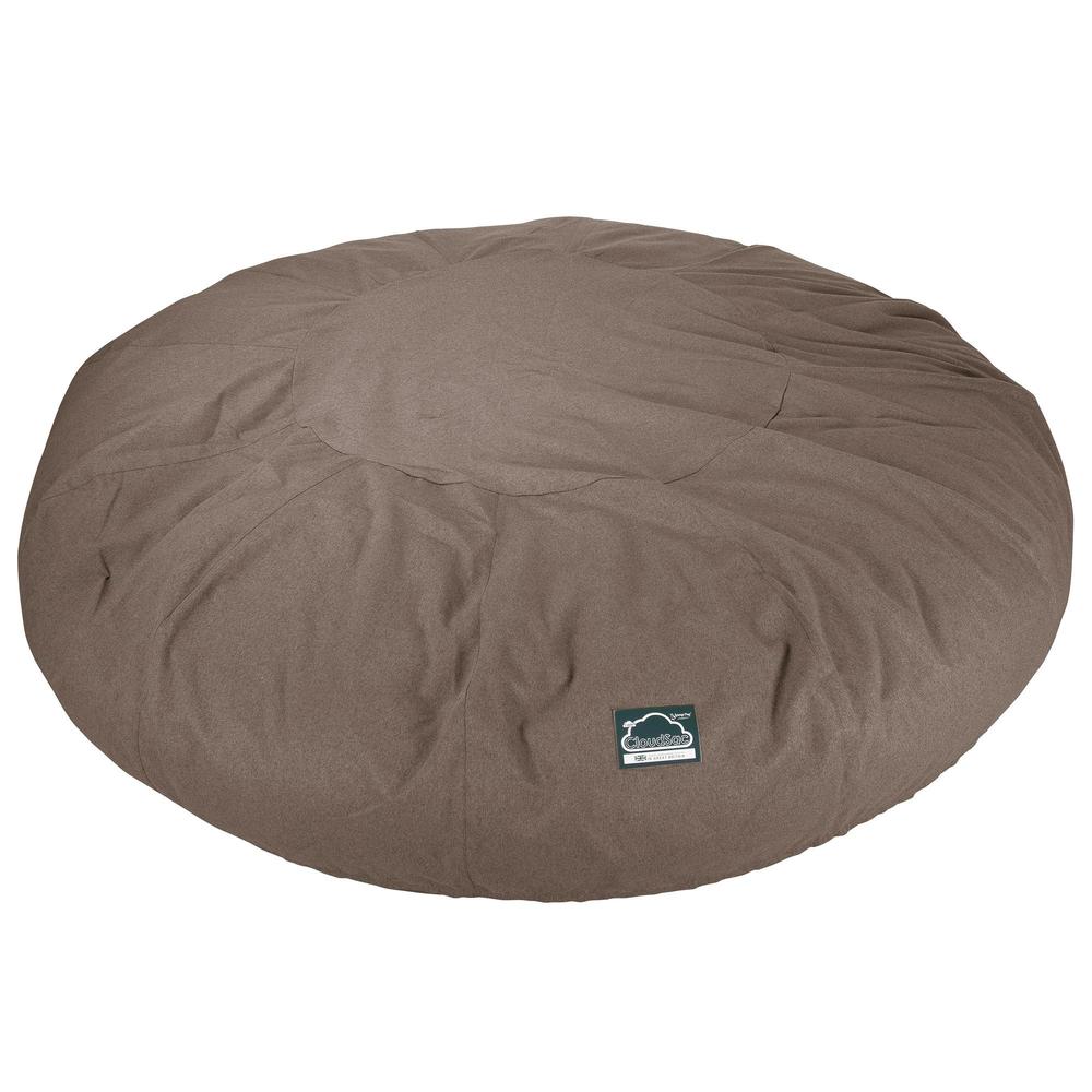LOUNGE PUG, CloudSac 5000 XXXXXL, Een Titanic Zitzak Bank met Vezel-latex Vlokvulling, Interalli Wol Biscuit
