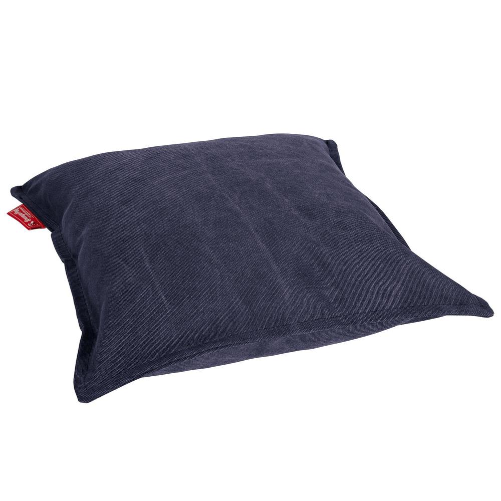 Extra Grote Kussen 70 x 70cm - Stonewashed Marineblauw 02
