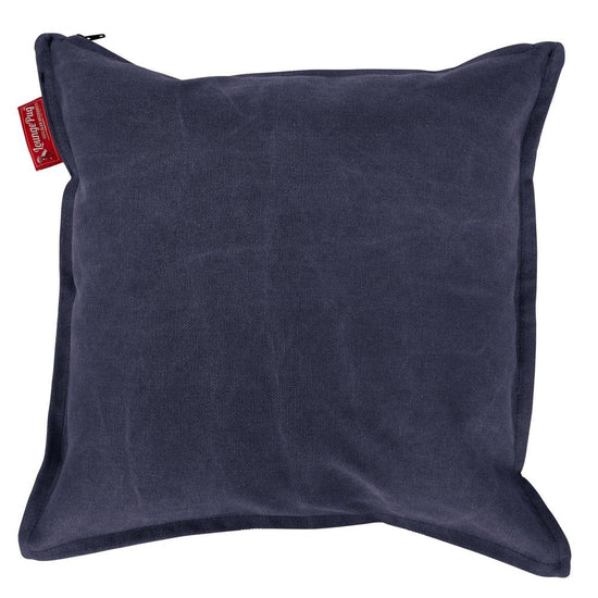 Extra Grote Kussen 70 x 70cm - Stonewashed Marineblauw 01