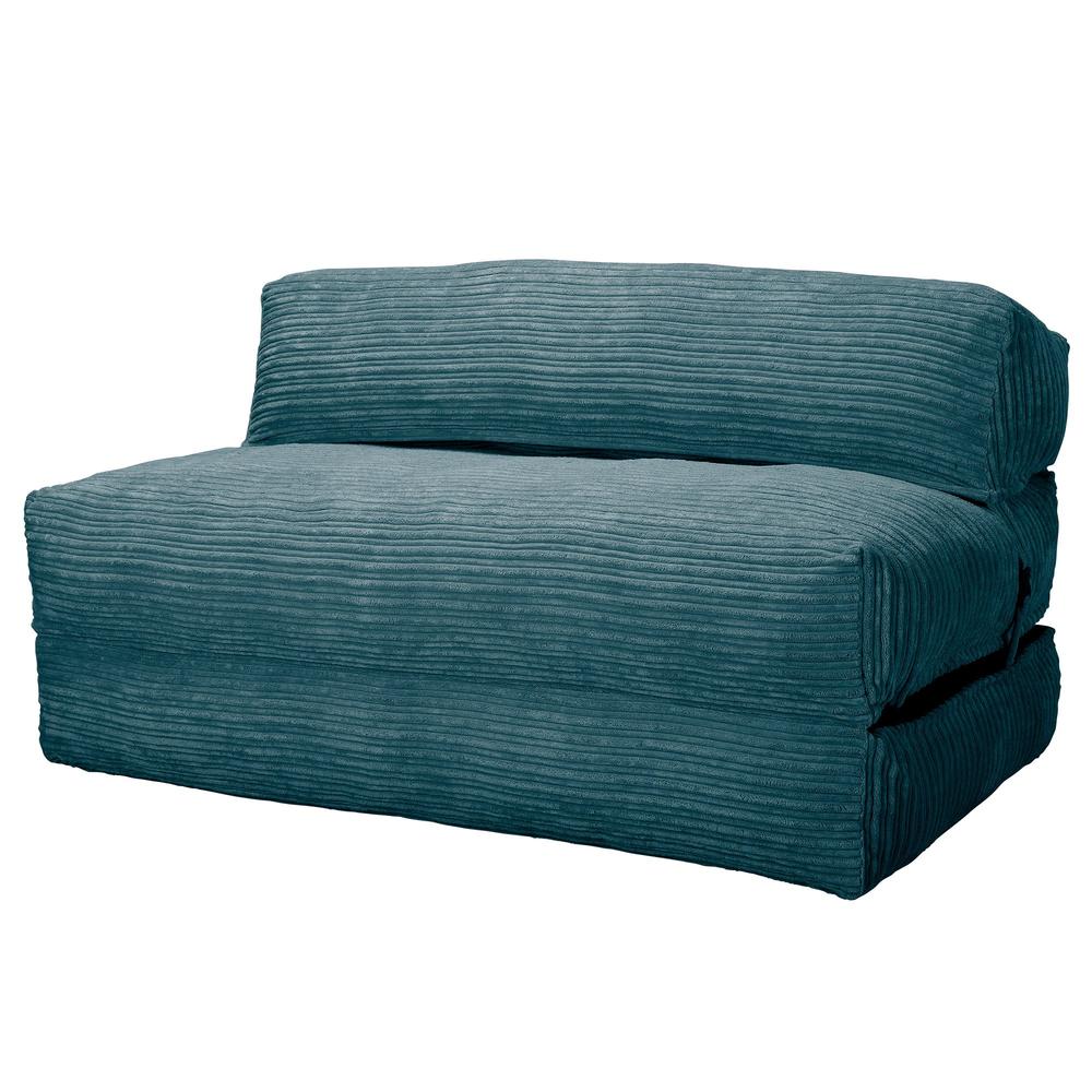 LOUNGE PUG, Avery, Slaapstoel Dubbele, Corduroy Petrol