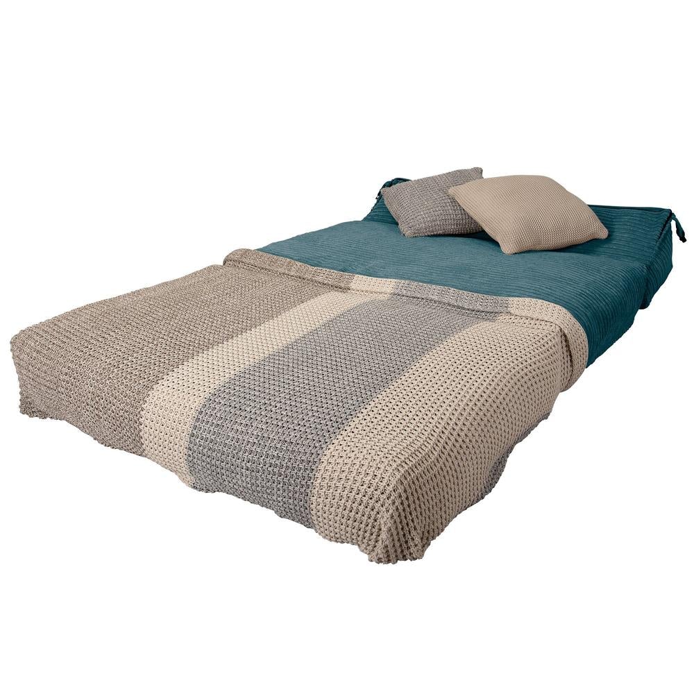 LOUNGE PUG, Avery, Slaapstoel Dubbele, Corduroy Petrol