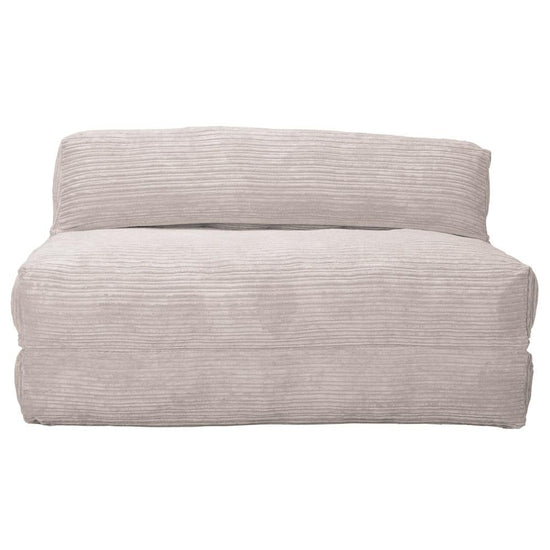 LOUNGE PUG, Avery, Slaapstoel Dubbele, Corduroy Ivoor