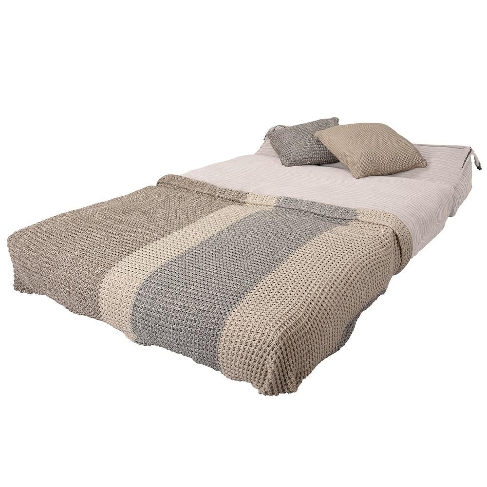 LOUNGE PUG, Avery, Slaapstoel Dubbele, Corduroy Ivoor