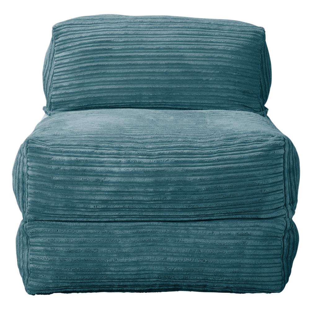 LOUNGE PUG, Avery, Slaapstoel Single, Corduroy Petrol