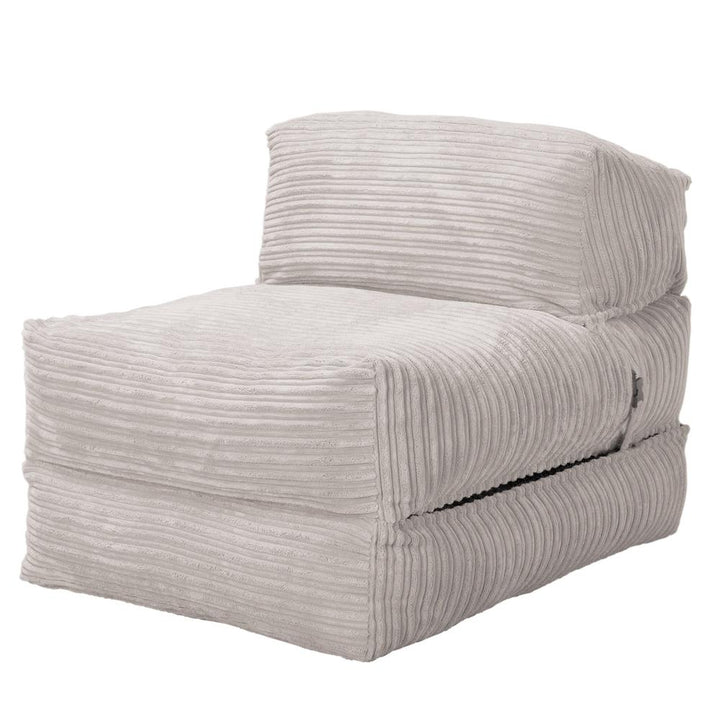 LOUNGE PUG, Avery, Slaapstoel Single, Corduroy Ivoor