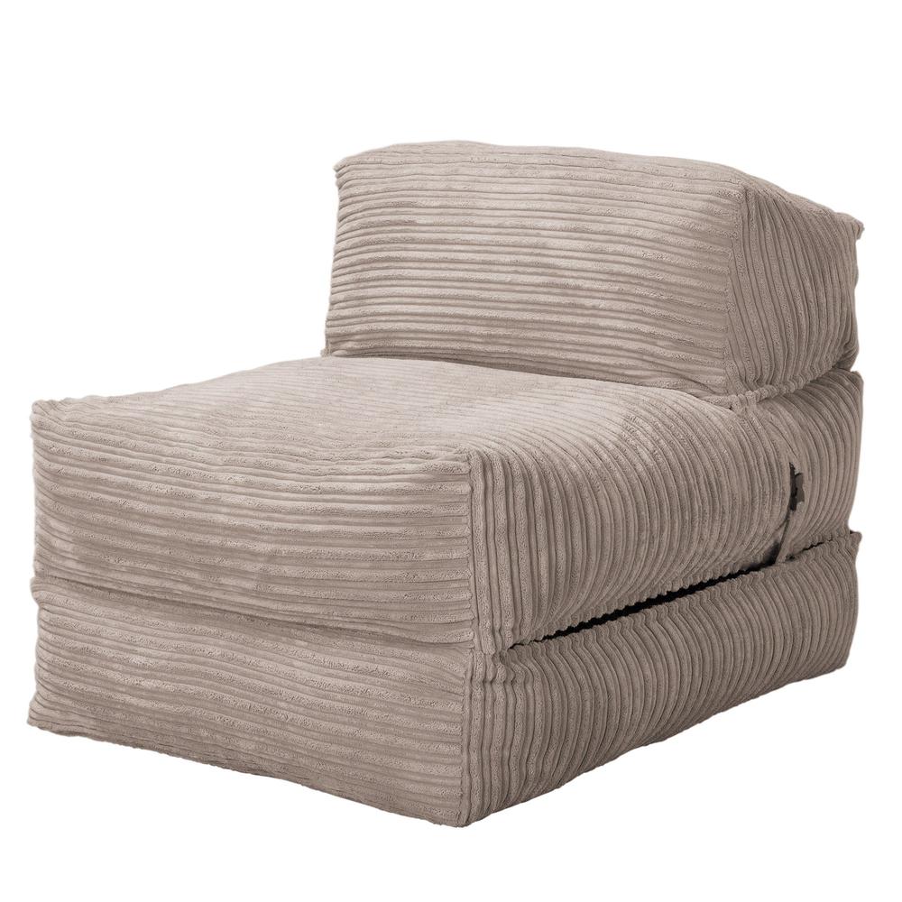 LOUNGE PUG, Avery, Slaapstoel Single, Corduroy Mink
