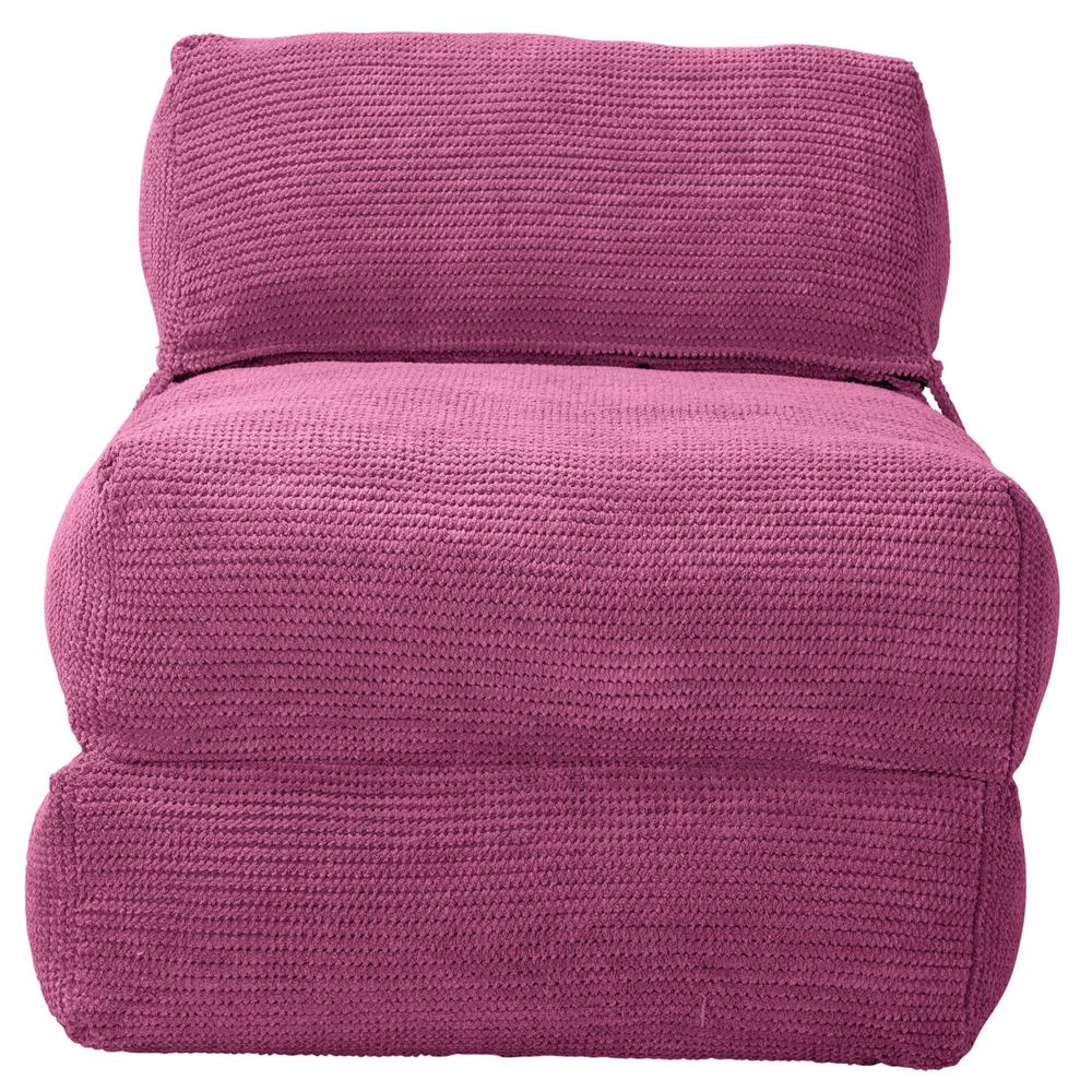 LOUNGE PUG, Avery, Slaapstoel Single, Pompom Roze