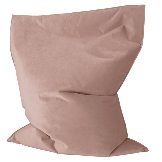 LOUNGE PUG, Kinder Zitzak Vloerkussen L, Fluweel Roze
