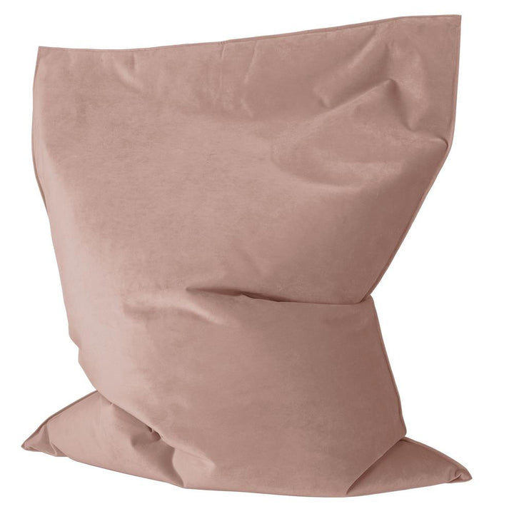 LOUNGE PUG, Kinder Zitzak Vloerkussen L, Fluweel Roze