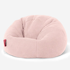Kinder Klassieke Zitzak Stoel 1-5 jaar oud - Ellos Grof Gebreid Baby Roze