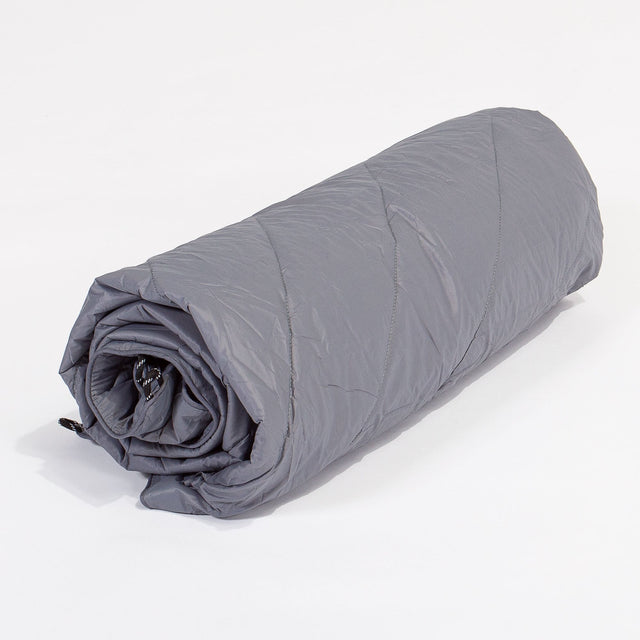 LOUNGE PUG, Outdoor Gevoerde Deken, Grijs