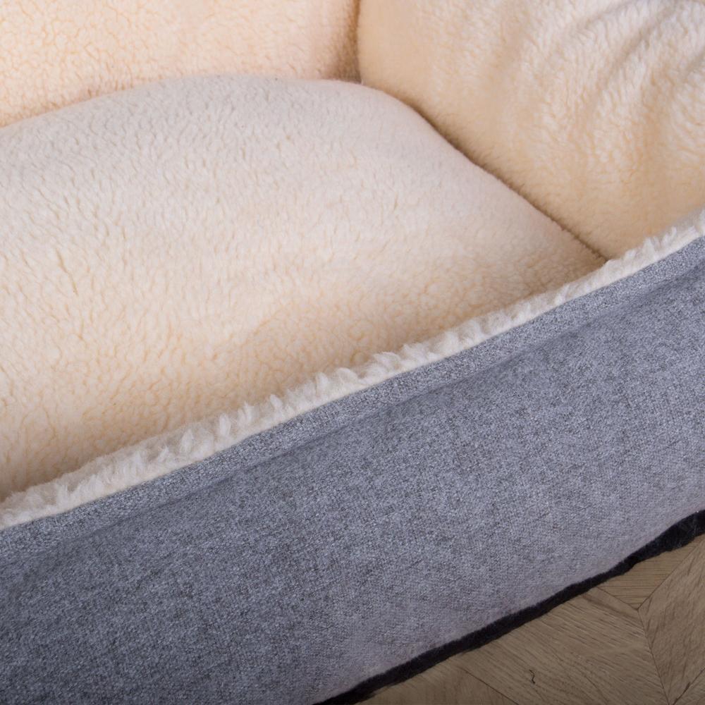 "De Nest Van Mighty-Bark", Orthopedisch Hondenmand, Hondenbed, Klein, Groot, Interalli Wol Grijs