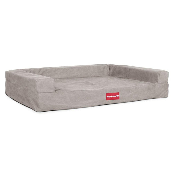 "De Zitbank Van Mighty-Bark", Orthopedisch Hondenbank, Hondenbed, Hondenbank, Klein, Groot, XXL, Stonewashed Pewter