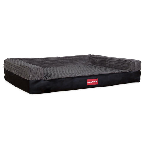 "De Zitbank Van Mighty-Bark", Orthopedisch Hondenbank, Hondenbed, Hondenbank, Klein, Groot, XXL, Nepleer Zwart