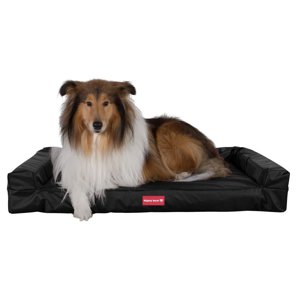 "De Zitbank Van Mighty-Bark", Orthopedisch Hondenbank, Hondenbed, Hondenbank, Klein, Groot, XXL, Waterbestendig Zwart