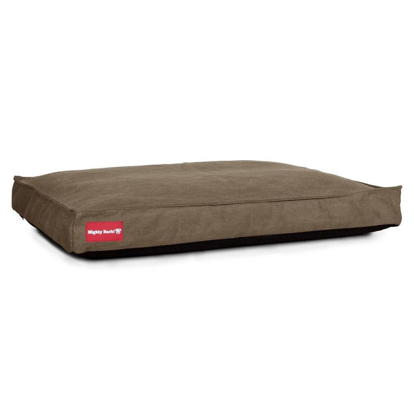 "De Hondenmatras Van Mighty-Bark", Orthopedisch Hondenkussen, Hondenbed, Stonewashed Kaki