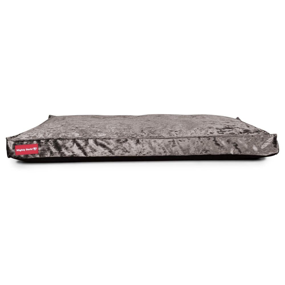 "De Hondenmatras Van Mighty-Bark", Orthopedisch Hondenkussen, Hondenbed, Glitter Zilver