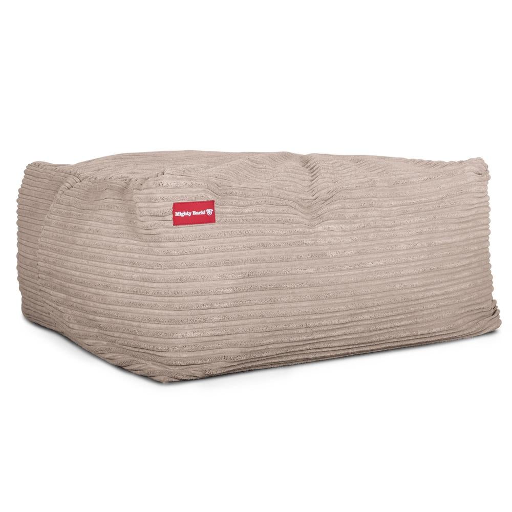"De XXL Van Mighty-Bark", Hondenmand, Memory Foam, Corduroy Mink
