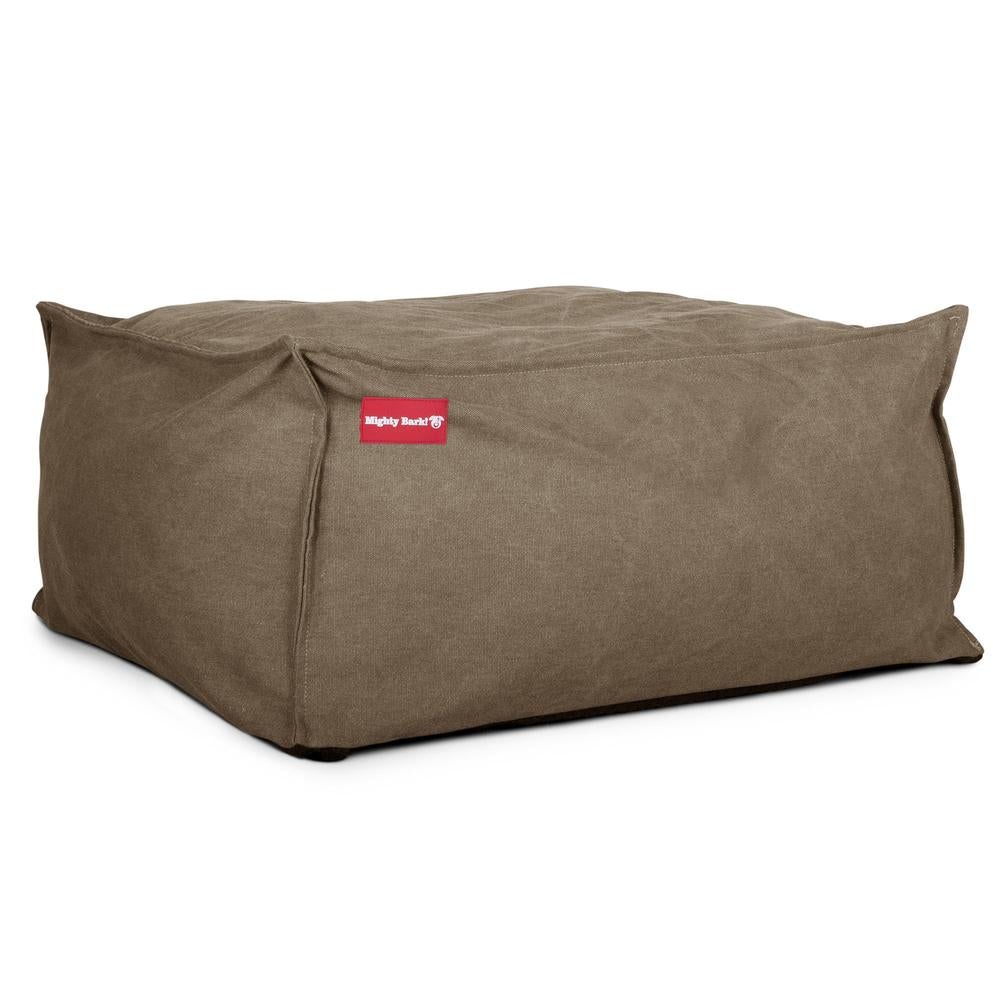 "De XXL Van Mighty-Bark", Hondenmand, Memory Foam, Stonewashed Kaki