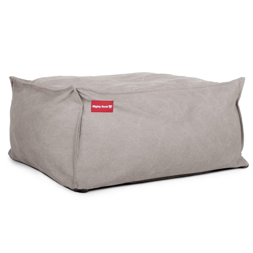 "De XXL Van Mighty-Bark", Hondenmand, Memory Foam, Stonewashed Pewter