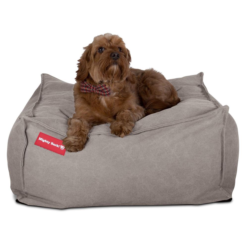 "De XXL Van Mighty-Bark", Hondenmand, Memory Foam, Stonewashed Pewter