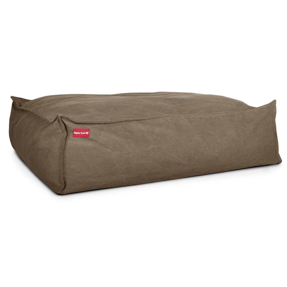 "De XXL Van Mighty-Bark", Hondenmand, Memory Foam, Stonewashed Kaki