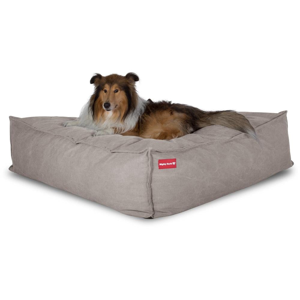 "De XXL Van Mighty-Bark", Hondenmand, Memory Foam, Stonewashed Pewter