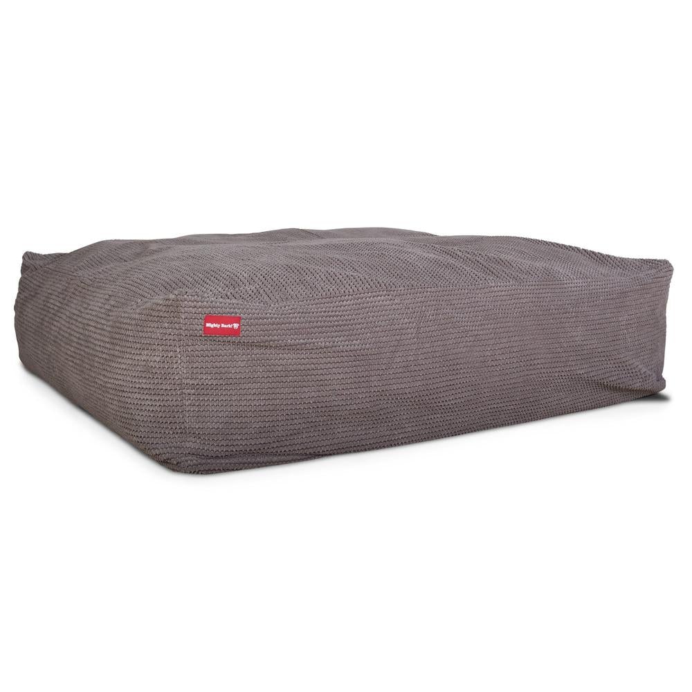 "De XXL Van Mighty-Bark", Hondenmand, Memory Foam, Pompom Antraciet