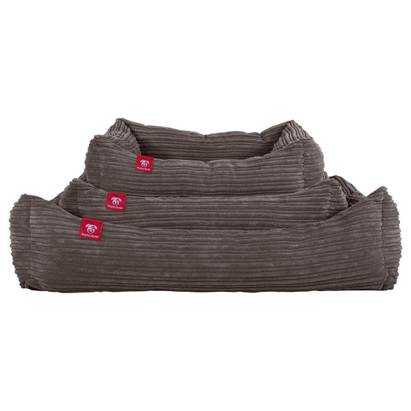 "De Nest Van Mighty-Bark", Orthopedisch Hondenmand, Hondenbed, Klein, Groot, Corduroy Graphite