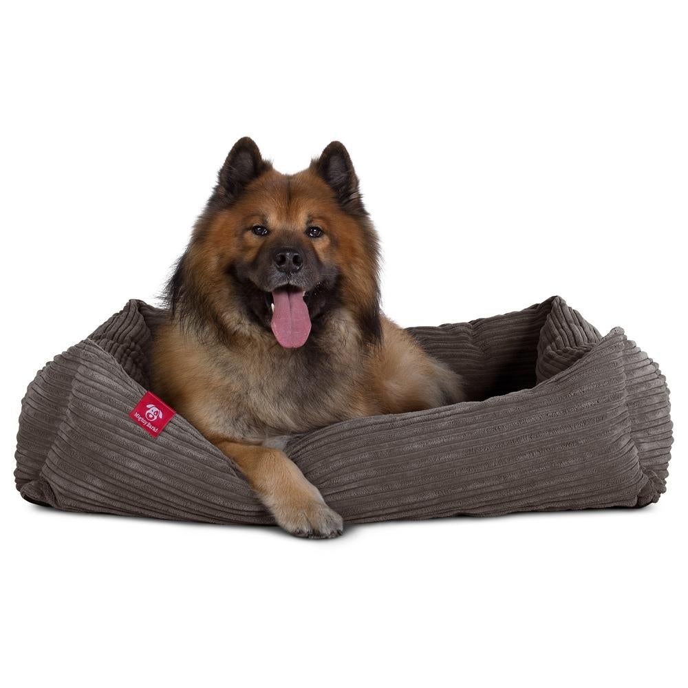 "De Nest Van Mighty-Bark", Orthopedisch Hondenmand, Hondenbed, Klein, Groot, Corduroy Graphite