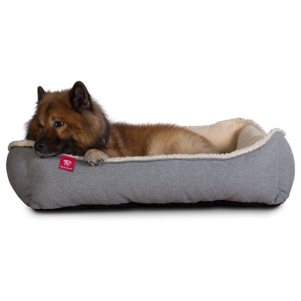 "De Nest Van Mighty-Bark", Orthopedisch Hondenmand, Hondenbed, Klein, Groot, Interalli Wol Grijs