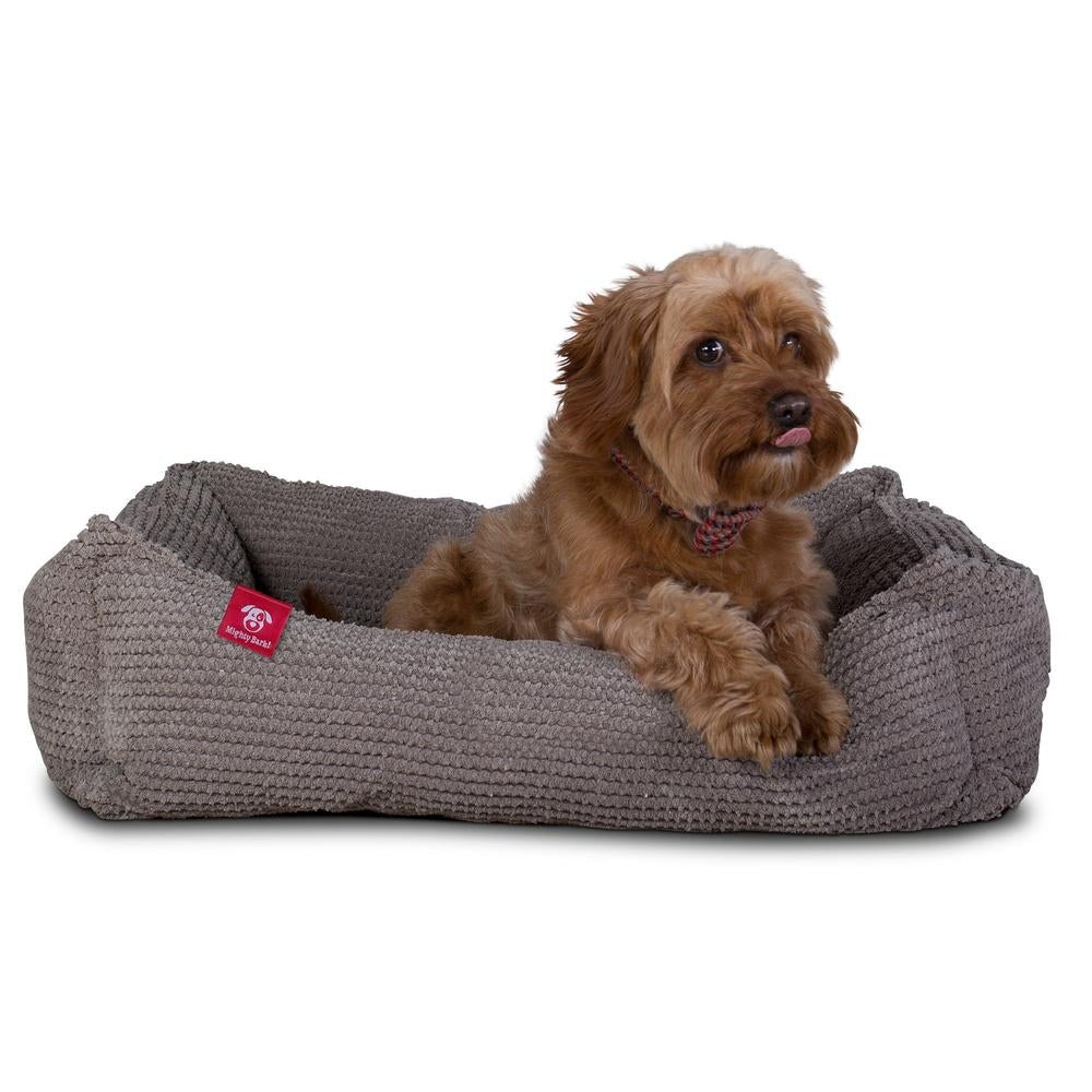 "De Nest Van Mighty-Bark", Orthopedisch Hondenmand, Hondenbed, Klein, Groot, Pompom Antraciet