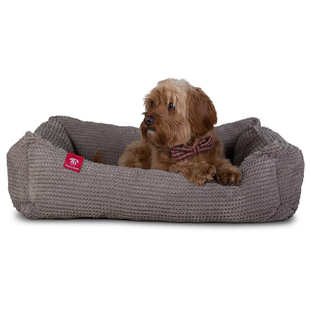 "De Nest Van Mighty-Bark", Orthopedisch Hondenmand, Hondenbed, Klein, Groot, Pompom Antraciet