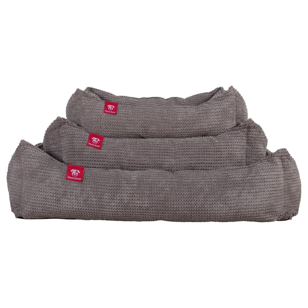 "De Nest Van Mighty-Bark", Orthopedisch Hondenmand, Hondenbed, Klein, Groot, Pompom Antraciet