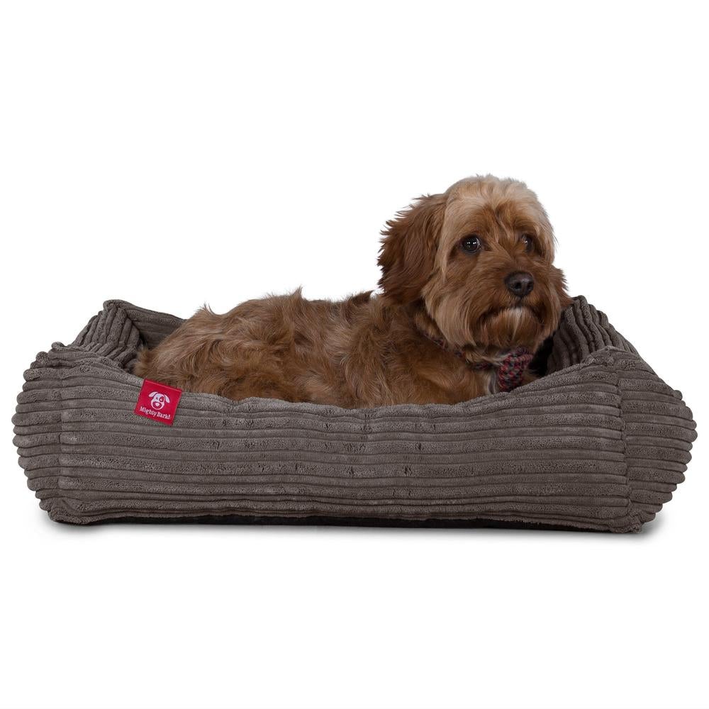 "De Nest Van Mighty-Bark", Orthopedisch Hondenmand, Hondenbed, Klein, Groot, Corduroy Graphite