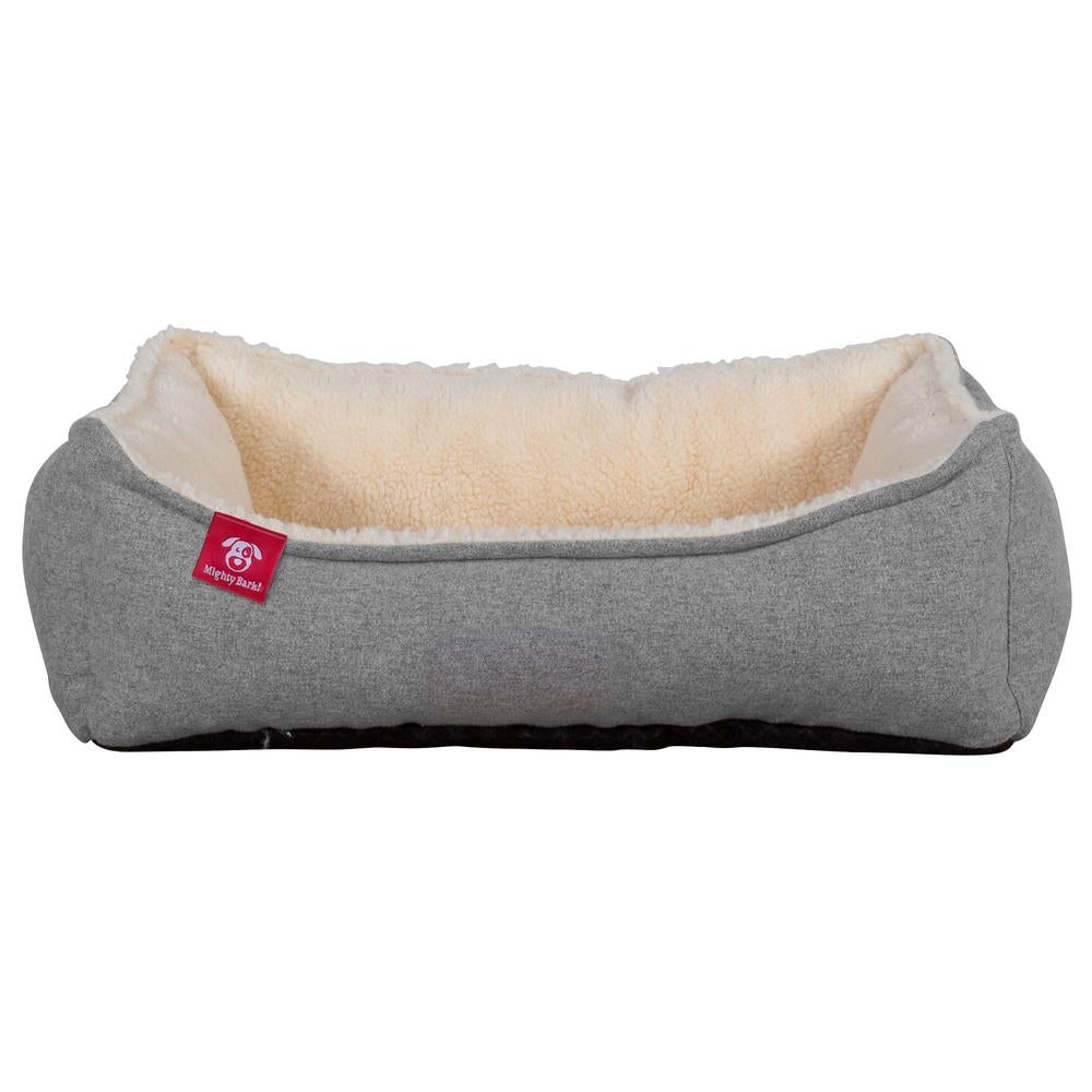"De Nest Van Mighty-Bark", Orthopedisch Hondenmand, Hondenbed, Klein, Groot, Interalli Wol Grijs