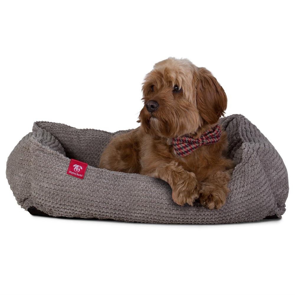 "De Nest Van Mighty-Bark", Orthopedisch Hondenmand, Hondenbed, Klein, Groot, Pompom Antraciet