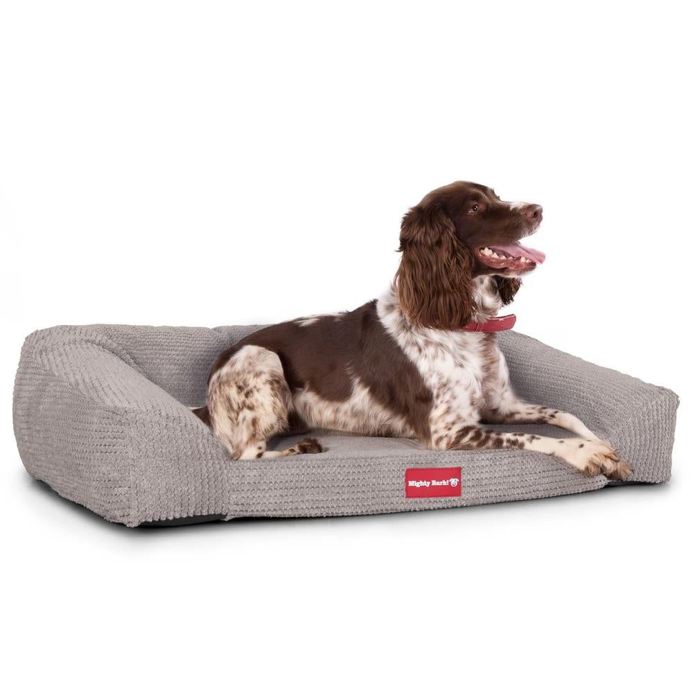 "De Slaapbank Van Mighty-Bark", Orthopedisch Hondenbank, Hondenbed, Hondenmand, Klein, Groot, XXL, Pompom Mink