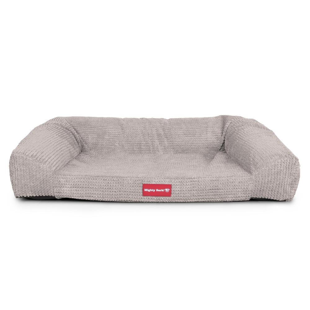 "De Slaapbank Van Mighty-Bark", Orthopedisch Hondenbank, Hondenbed, Hondenmand, Klein, Groot, XXL, Pompom Mink