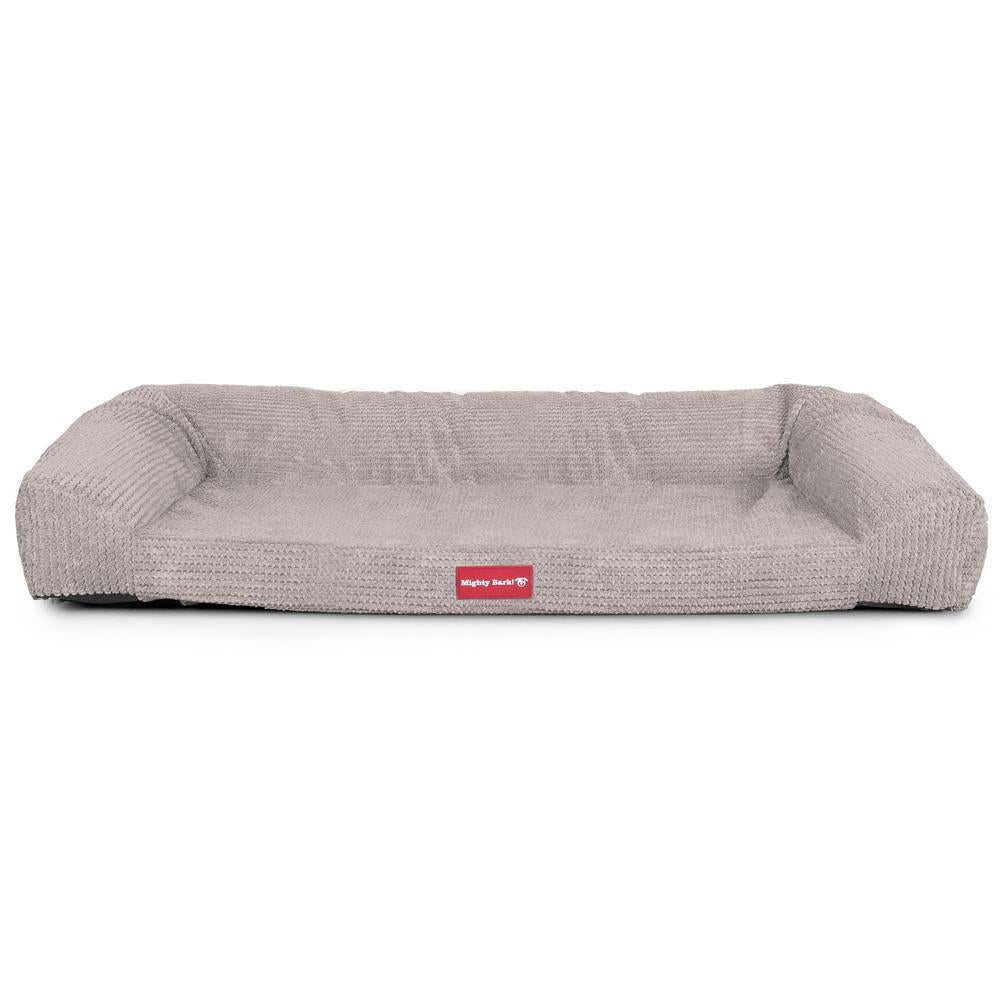 "De Slaapbank Van Mighty-Bark", Orthopedisch Hondenbank, Hondenbed, Hondenmand, Klein, Groot, XXL, Pompom Mink