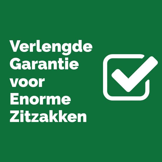 Big Bertha Original, Verlengde Garantie voor Enorme Zitzakken