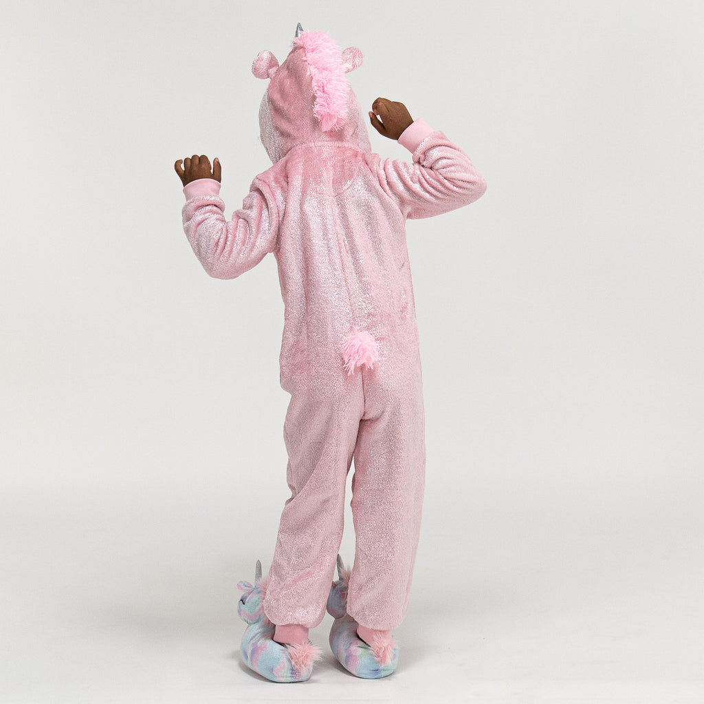 Animal Fleece-onesie voor Kinderen - Eenhoorn 03