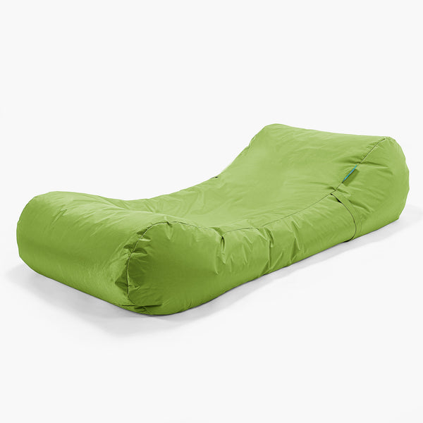 SmartCanvas™ Chaise Longue Zitzak - Limoengroen 01