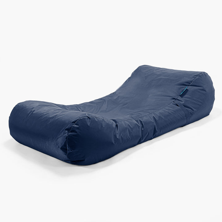 SmartCanvas™ Chaise Longue Zitzak - Marineblauw 01
