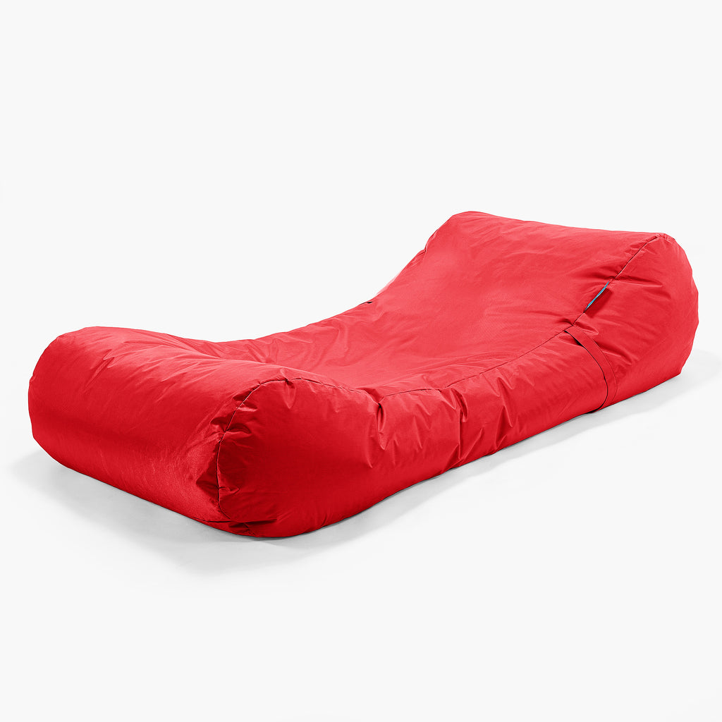 SmartCanvas™ Chaise Longue Zitzak - Rood 01