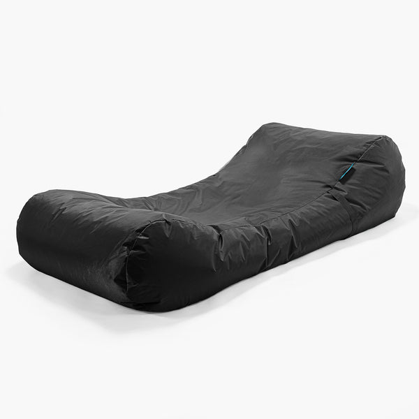 SmartCanvas™ Chaise Longue Zitzak - Zwart 01